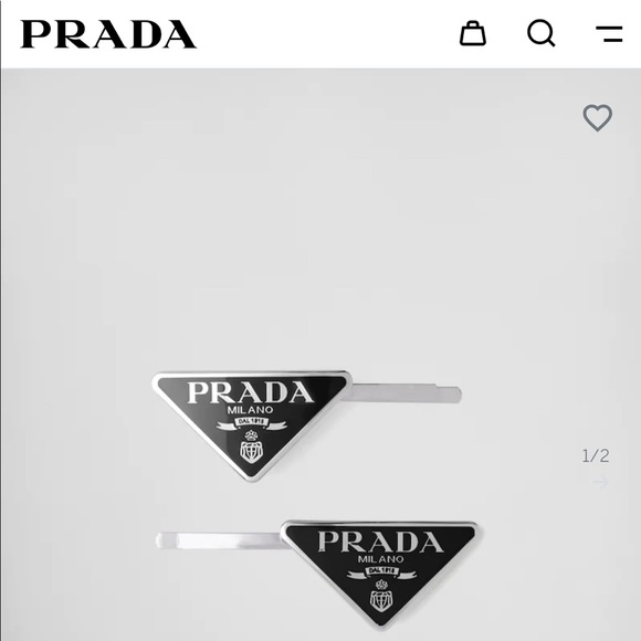 Iconic Prada Metal Hair Clip - Picture 8 of 9